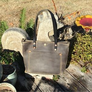 KMM& CO grey mini travel tote